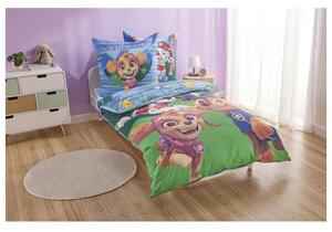 Detská posteľná bielizeň z bavlny Renforcé, 135 x 200 cm, 80 x 80 cm (Labková patrola/modrá) (100363196)