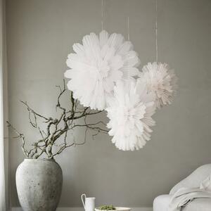 Stolové Lampa Watt & Veke, Snöblomma, Biela, Obývacia izba, Papier / Kartón, Dizajnový