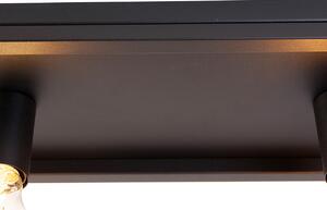 Inteligentné stropné svietidlo čierne 99,5 cm vrátane 4 ks Wifi A60 - Cage