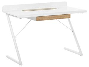 Písací stôl 120x60 cm Fletcher (biela). Vlastná spoľahlivá doprava až k Vám domov. 1035572