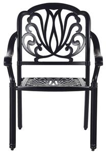 Set 4 ks. záhradných stoličiek Aneco (čierna). Vlastná spoľahlivá doprava až k Vám domov. 1035748