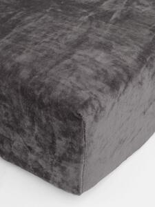 Plachta mikroplyš Deluxe 140 × 200 cm – tmavo sivé