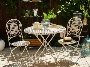 Záhradný stôl Basilia (krémovobiela). Vlastná spoľahlivá doprava až k Vám domov. 1035897