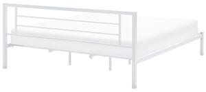 Manželská posteľ 180 cm CONNET (s roštom) (biela). Vlastná spoľahlivá doprava až k Vám domov. 1007226