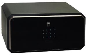 Oceľový sejf s elektronickým zámkom na číselný kód a odtlačok prsta RICHTER RS.23.LUX.FIN, RICHTER černá