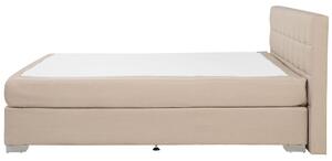 Manželská posteľ Boxspring 180 cm ADIR (s matracmi) (béžová). Vlastná spoľahlivá doprava až k Vám domov. 1007067