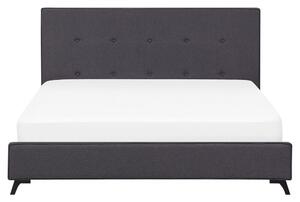 Manželská posteľ 160 cm AMBRE (s roštom) (sivá). Vlastná spoľahlivá doprava až k Vám domov. 1007092