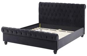 Manželská posteľ 140 cm ARCHON (s roštom) (čierna). Vlastná spoľahlivá doprava až k Vám domov. 1007104