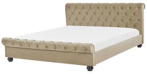 Manželská posteľ 180 cm ARCHON (s roštom) (béžová). Vlastná spoľahlivá doprava až k Vám domov. 1007103