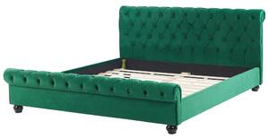 Manželská posteľ 180 cm ARCHON (s roštom) (zelená). Vlastná spoľahlivá doprava až k Vám domov. 1007109