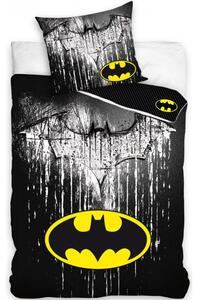 Bavlnené posteľné obliečky Batman - motív Steel - 100% bavlna Renforcé - 70 x 90 cm + 140 x 200 cm