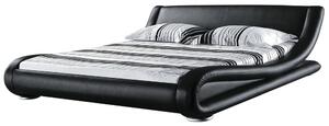 Manželská posteľ 180 cm AVENUE (s roštom) (čierna). Vlastná spoľahlivá doprava až k Vám domov. 1007128