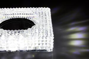 Závesné bodové svetlo BERGE BRG70454 crystal LED žiarovka GU10 5W - studená biela