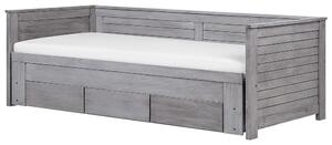 Rozkladacia posteľ 91 cm CAJUN (s roštom) (sivá). Vlastná spoľahlivá doprava až k Vám domov. 1007191