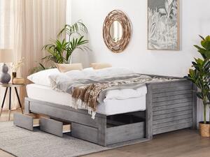 Rozkladacia posteľ 91 cm CAJUN (s roštom) (sivá). Vlastná spoľahlivá doprava až k Vám domov. 1007191