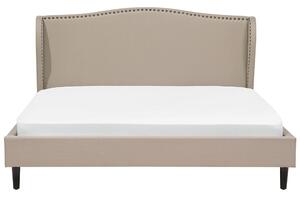 Manželská posteľ 180 cm COLLETTE (s roštom) (béžová). Vlastná spoľahlivá doprava až k Vám domov. 1007208