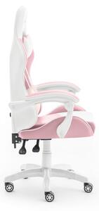 Hells chair Herná stolička Hell's Chair Rainbow Ružová Biela