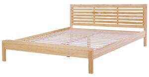 Manželská posteľ 180 cm CAROC (s roštom) (svetlé drevo). Vlastná spoľahlivá doprava až k Vám domov. 1007195
