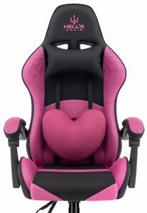 Hells Herné kreslo Hell's Chair Rainbow Pink Black Mesh