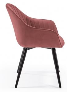 FABIA VELVET stolička - posledný 1 kus Ružová