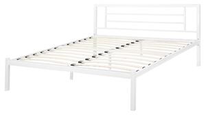 Manželská posteľ 160 cm CONNET (s roštom) (biela). Vlastná spoľahlivá doprava až k Vám domov. 1007225