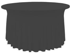Naťahovacie obrusy na stôl so závesom 2 ks čierne 180x74 cm