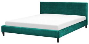 Manželská posteľ 180 cm FUTTI (s roštom) (zelená). Vlastná spoľahlivá doprava až k Vám domov. 1007265
