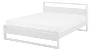 Manželská posteľ 140 cm GIACOMO (s roštom) (biela). Vlastná spoľahlivá doprava až k Vám domov. 1007285