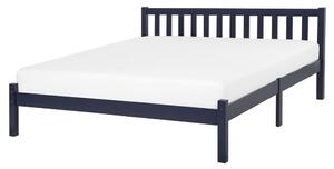 Manželská posteľ 160 cm FLORIS (s roštom) (modrá). Vlastná spoľahlivá doprava až k Vám domov. 1007274