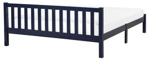 Manželská posteľ 160 cm FLORIS (s roštom) (modrá). Vlastná spoľahlivá doprava až k Vám domov. 1007274