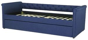 Rozkladacia posteľ 90 cm LISABON (s roštom) (sivá). Vlastná spoľahlivá doprava až k Vám domov. 1007307
