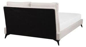 Manželská posteľ 140 cm MELIA (s roštom) (béžová). Vlastná spoľahlivá doprava až k Vám domov. 1007340
