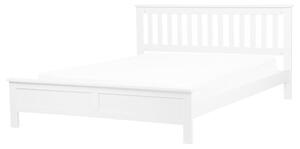 Manželská posteľ 160 cm MAYA (s roštom) (biela). Vlastná spoľahlivá doprava až k Vám domov. 1007338