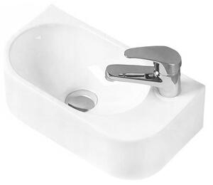 Mexen Viera umývadlo na dosku ľavé 40 x 21 cm, biele - 21274000L