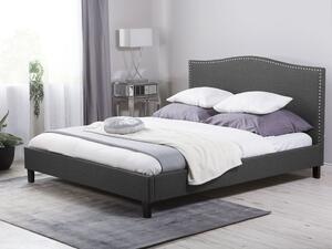 Manželská posteľ 160 cm MONELIER (s roštom) (sivá). Vlastná spoľahlivá doprava až k Vám domov. 1007376