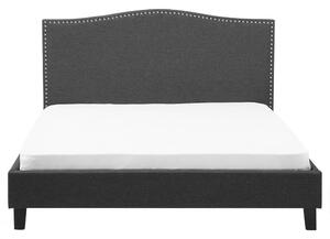 Manželská posteľ 160 cm MONELIER (s roštom) (sivá). Vlastná spoľahlivá doprava až k Vám domov. 1007376