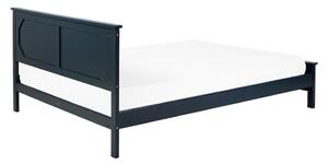 Manželská posteľ 140 cm OLIVE (s roštom) (modrá). Vlastná spoľahlivá doprava až k Vám domov. 1007407