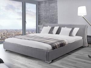 Manželská posteľ 180 cm PARNAS (s roštom) (sivá). Vlastná spoľahlivá doprava až k Vám domov. 1007418