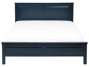 Manželská posteľ 180 cm OLIVE (s roštom) (modrá). Vlastná spoľahlivá doprava až k Vám domov. 1007409