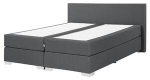 Kontinentálna posteľ 160 cm PREMIER 2 (s matracmi) (sivá). Vlastná spoľahlivá doprava až k Vám domov. 1007442