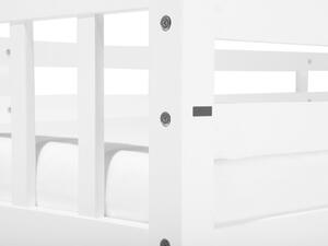 Poschodová posteľ 90 cm REWIND (s roštom) (biela). Vlastná spoľahlivá doprava až k Vám domov. 1007472