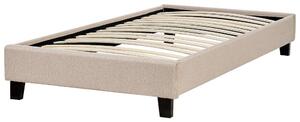 Dětská posteľ 90 cm ROXENNE (s roštom) (béžová). Vlastná spoľahlivá doprava až k Vám domov. 1007476