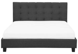 Manželská posteľ 180 cm ROLLA (s roštom) (tmavosivá). Vlastná spoľahlivá doprava až k Vám domov. 1007493