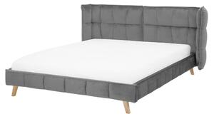 Manželská posteľ 160 cm SENEL (s roštom) (sivá). Vlastná spoľahlivá doprava až k Vám domov. 1007510