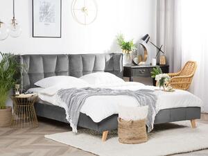 Manželská posteľ 180 cm SENEL (s roštom) (sivá). Vlastná spoľahlivá doprava až k Vám domov. 1007511