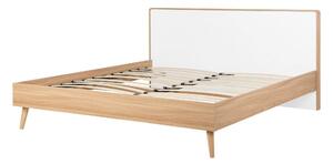 Manželská posteľ 140 cm SERVI (s roštom) (svetlé drevo). Vlastná spoľahlivá doprava až k Vám domov. 1007526