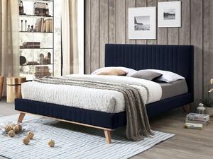 Manželská posteľ 160 cm TALLE (s roštom) (modrá). Vlastná spoľahlivá doprava až k Vám domov. 1007531