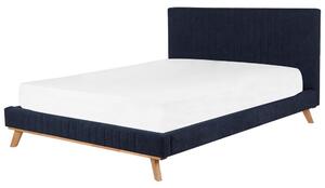 Manželská posteľ 180 cm TALLE (s roštom) (modrá). Vlastná spoľahlivá doprava až k Vám domov. 1007532