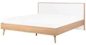 Manželská posteľ 180 cm SERVI (s roštom) (svetlé drevo). Vlastná spoľahlivá doprava až k Vám domov. 1007528