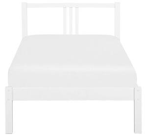 Jednolôžková posteľ 90 cm VALLES (s roštom) (biela). Vlastná spoľahlivá doprava až k Vám domov. 1007551